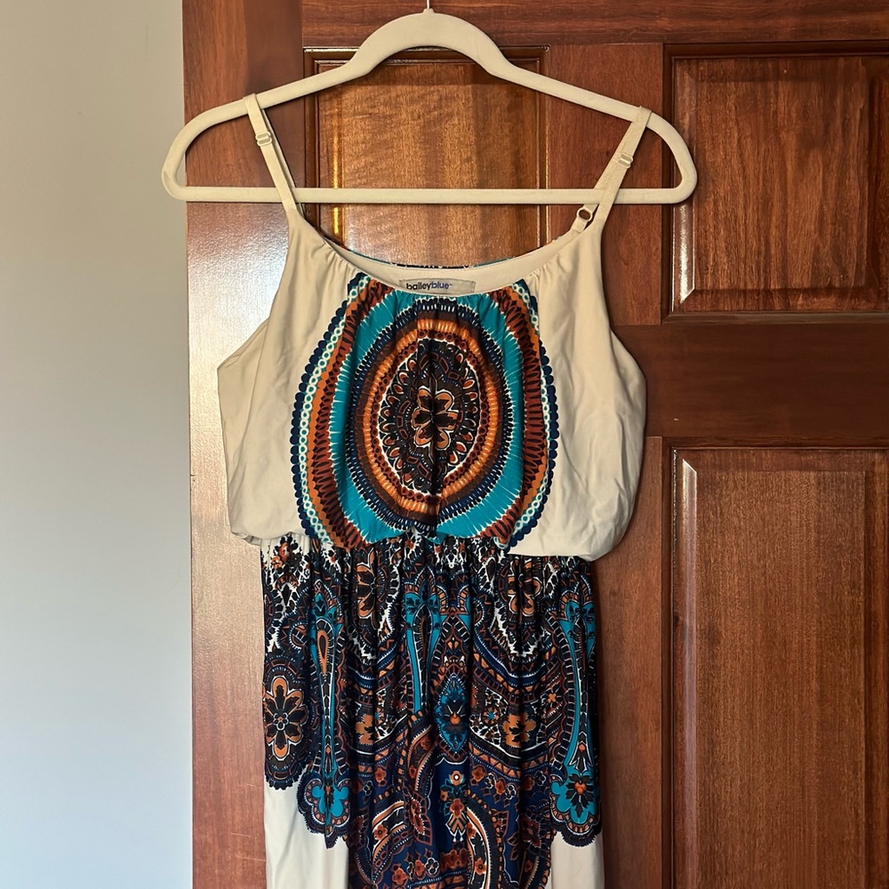 Buckle—Bailey Blue Maxi Dress